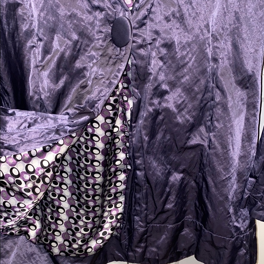 Gitane Size 14 Elegant Purple Women's Jacket - Picture 7 of 16